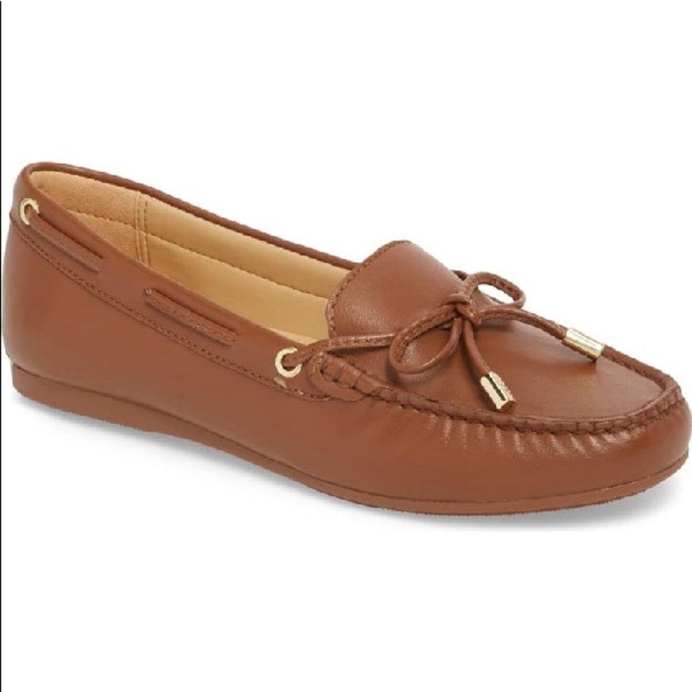 Michael Kors Sutton Leather Moccasins